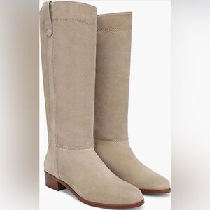NEW Veronica Beard Dwyer Knee High Boot in Sand